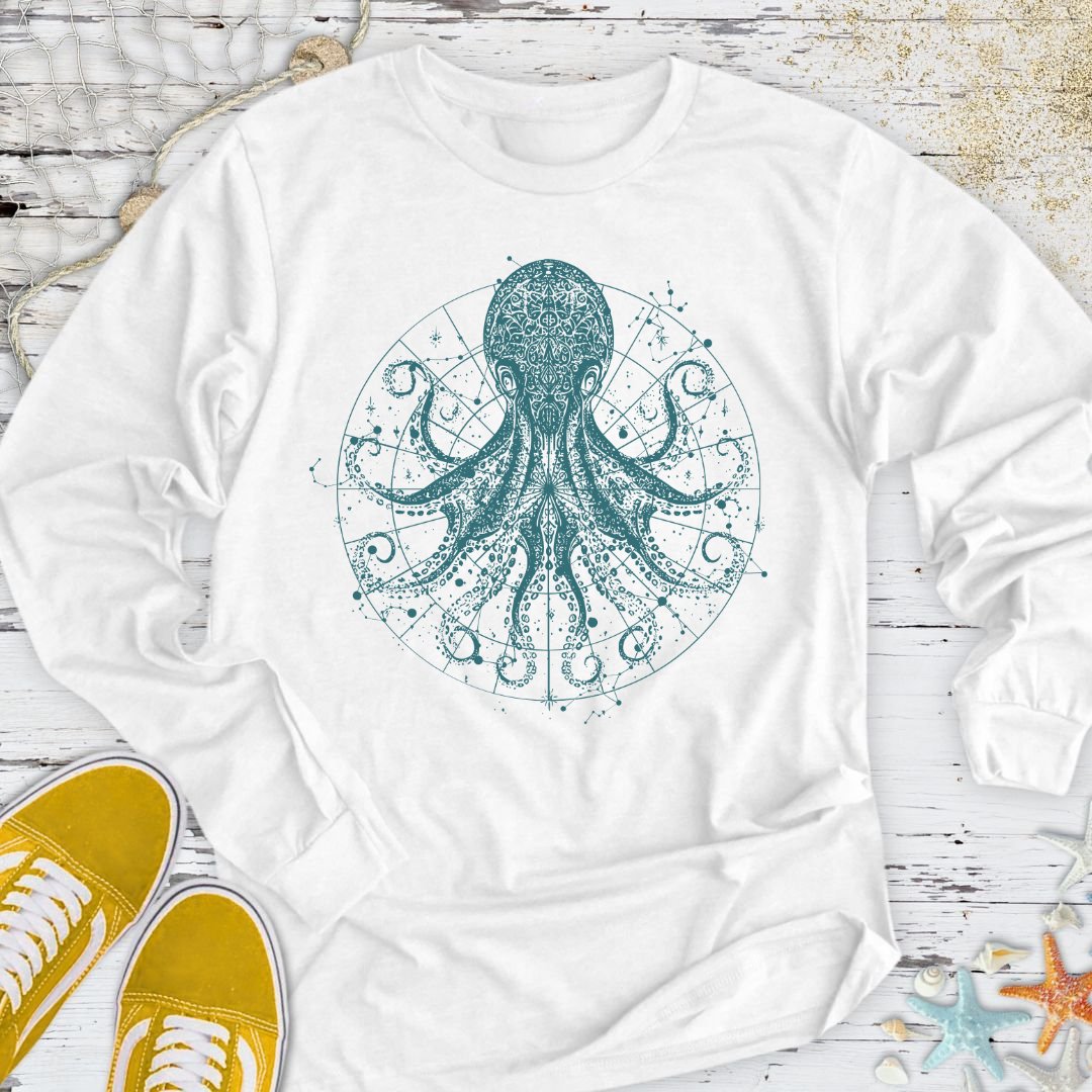 Celestial Octopus Long Sleeve Tee