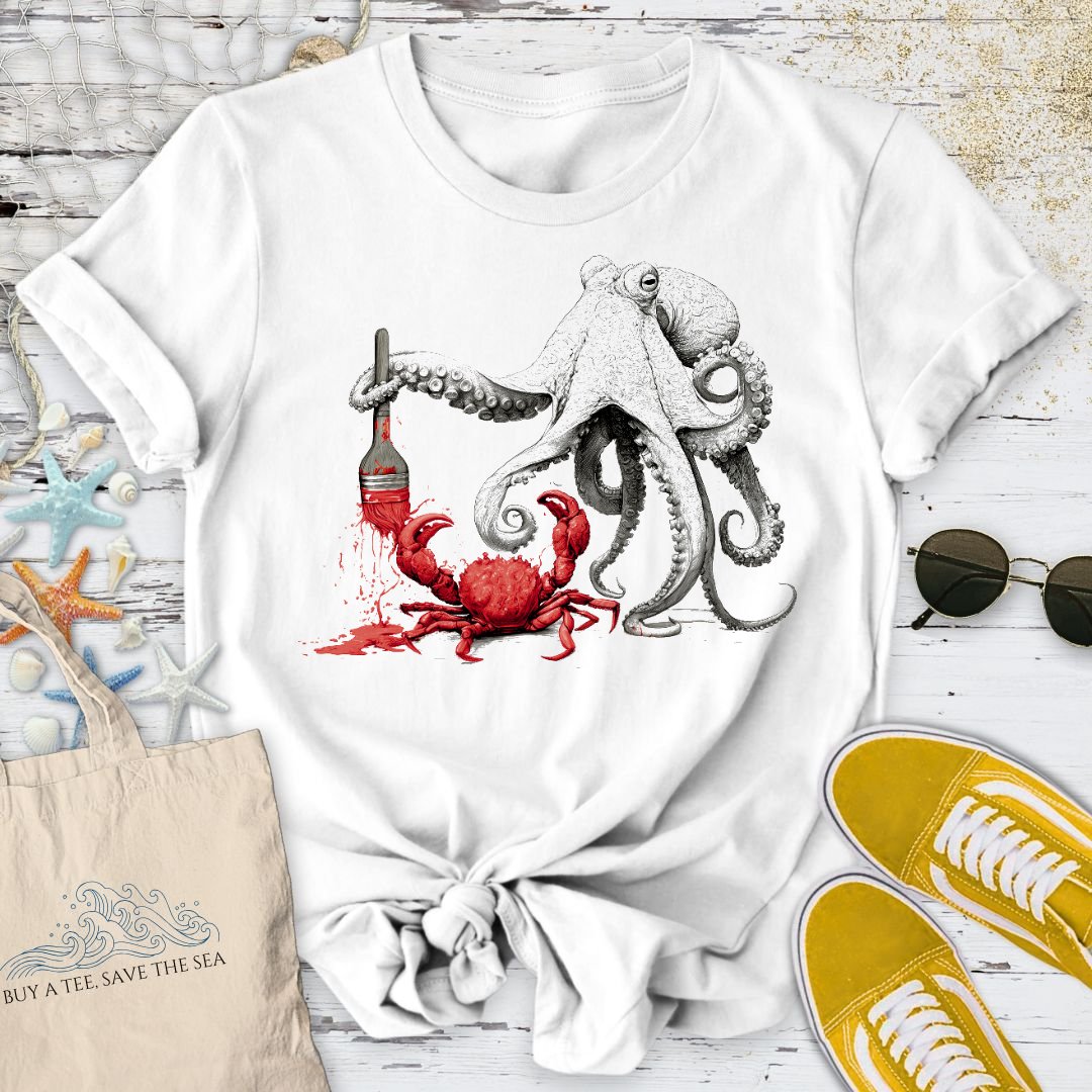 Off To Paint Stuff, Octopus T-Shirt