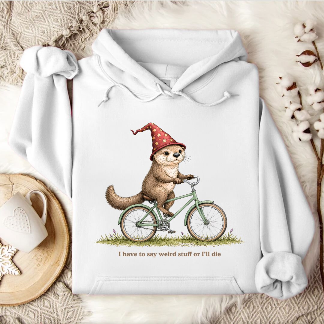 Weird Stuff Or I'll Die Otter Hoodie