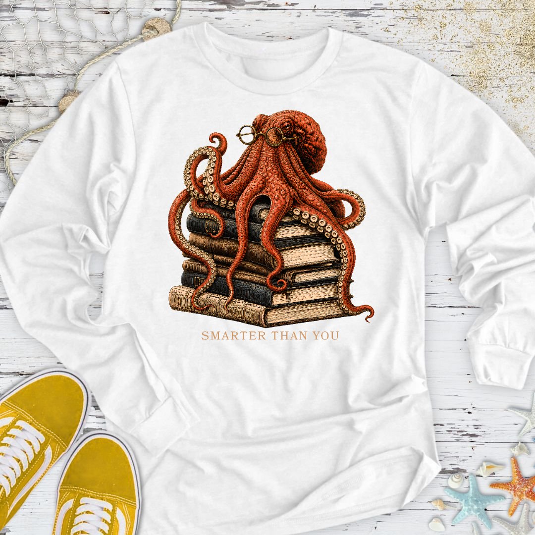Smarter Than You, Octopus Long Sleeve Tee