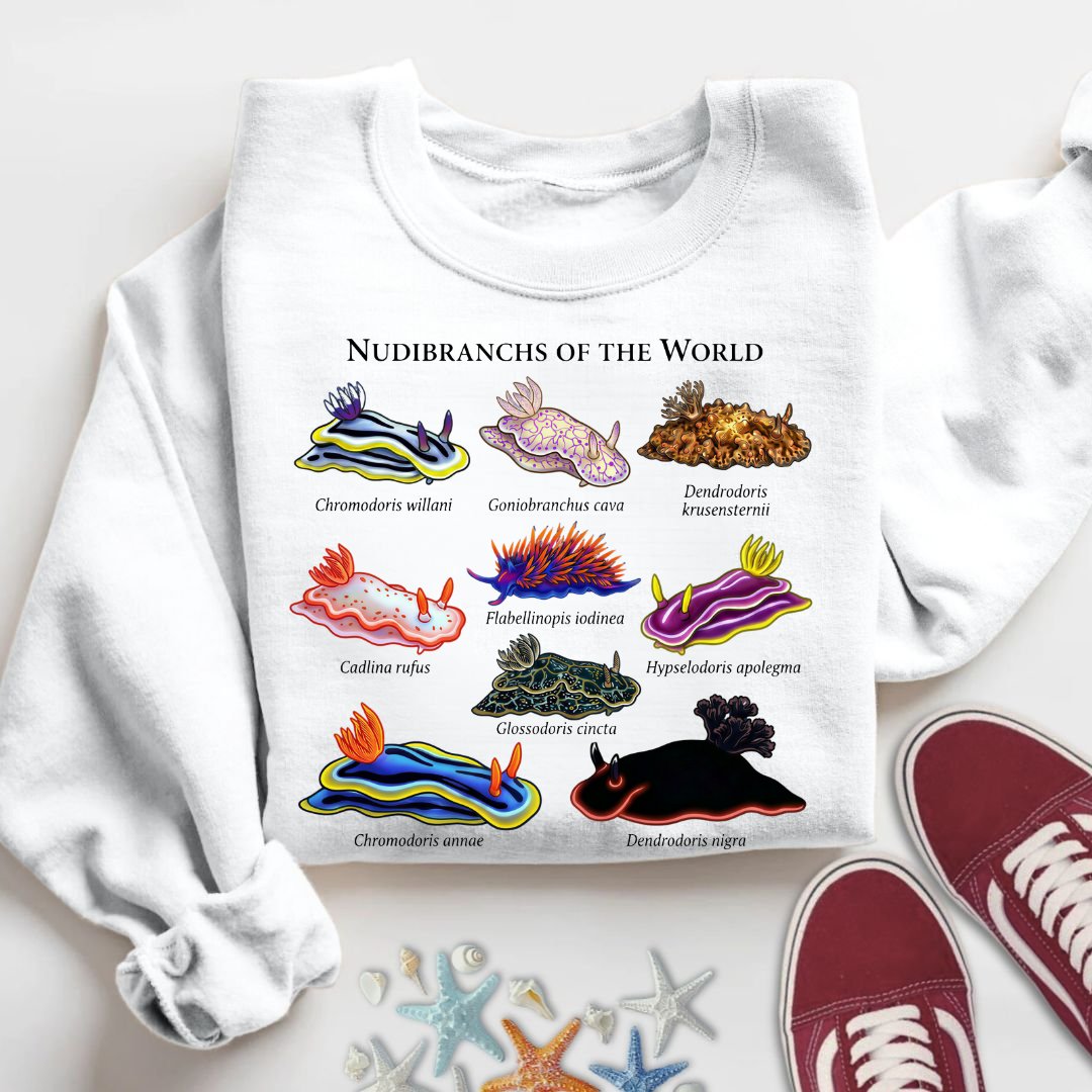Nudibranchs Of The World Sweatshirt