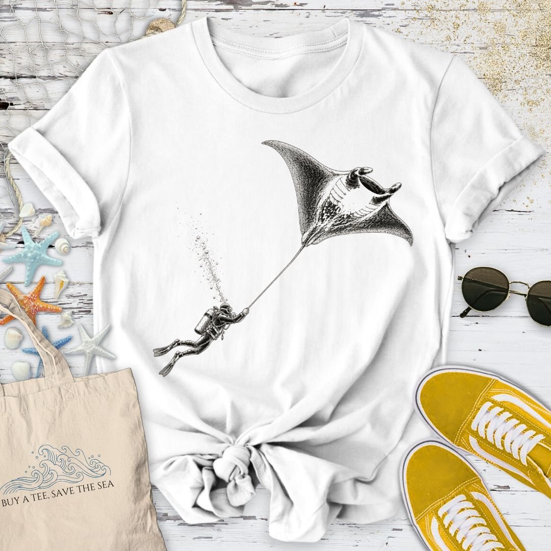 Flowing With A Manta T-Shirt