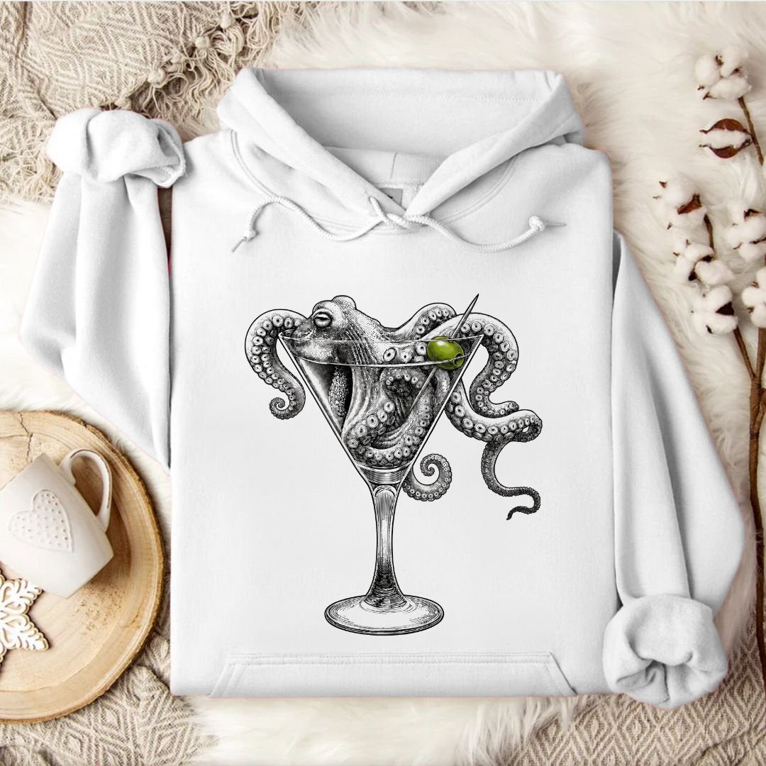 Octopus Martini Hoodie