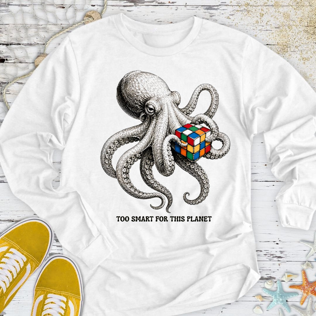 Smart Octopus Long Sleeve Tee