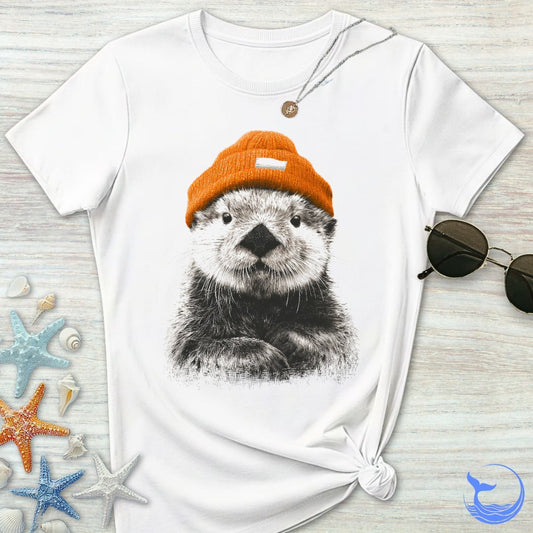 Winter Otter Women's Relaxed T-Shirt