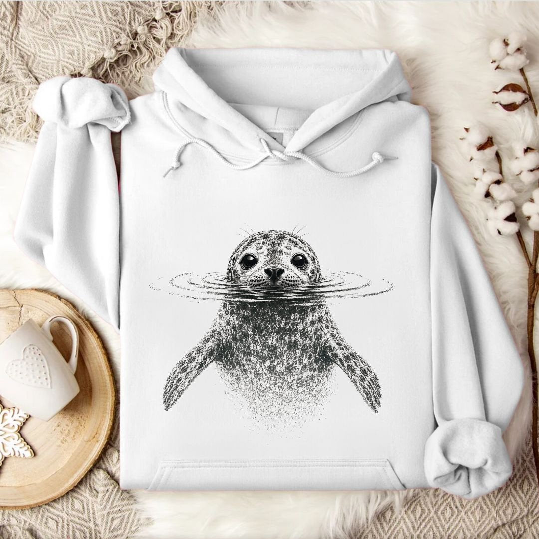 Swimming Seal Hoodie