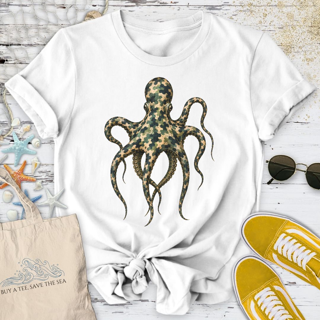 Camo Octopus T-Shirt