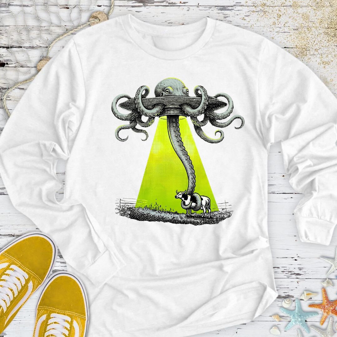 Alien Octopus Long Sleeve Tee