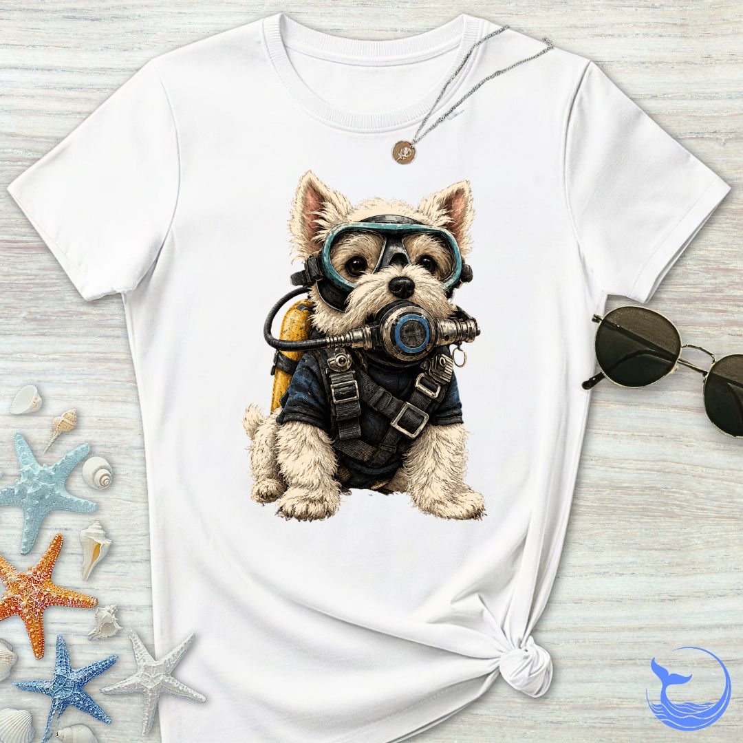 Scuba Diver Dog Women's T-Shirt