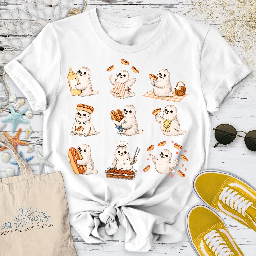 Hot Dog Seal T-Shirt