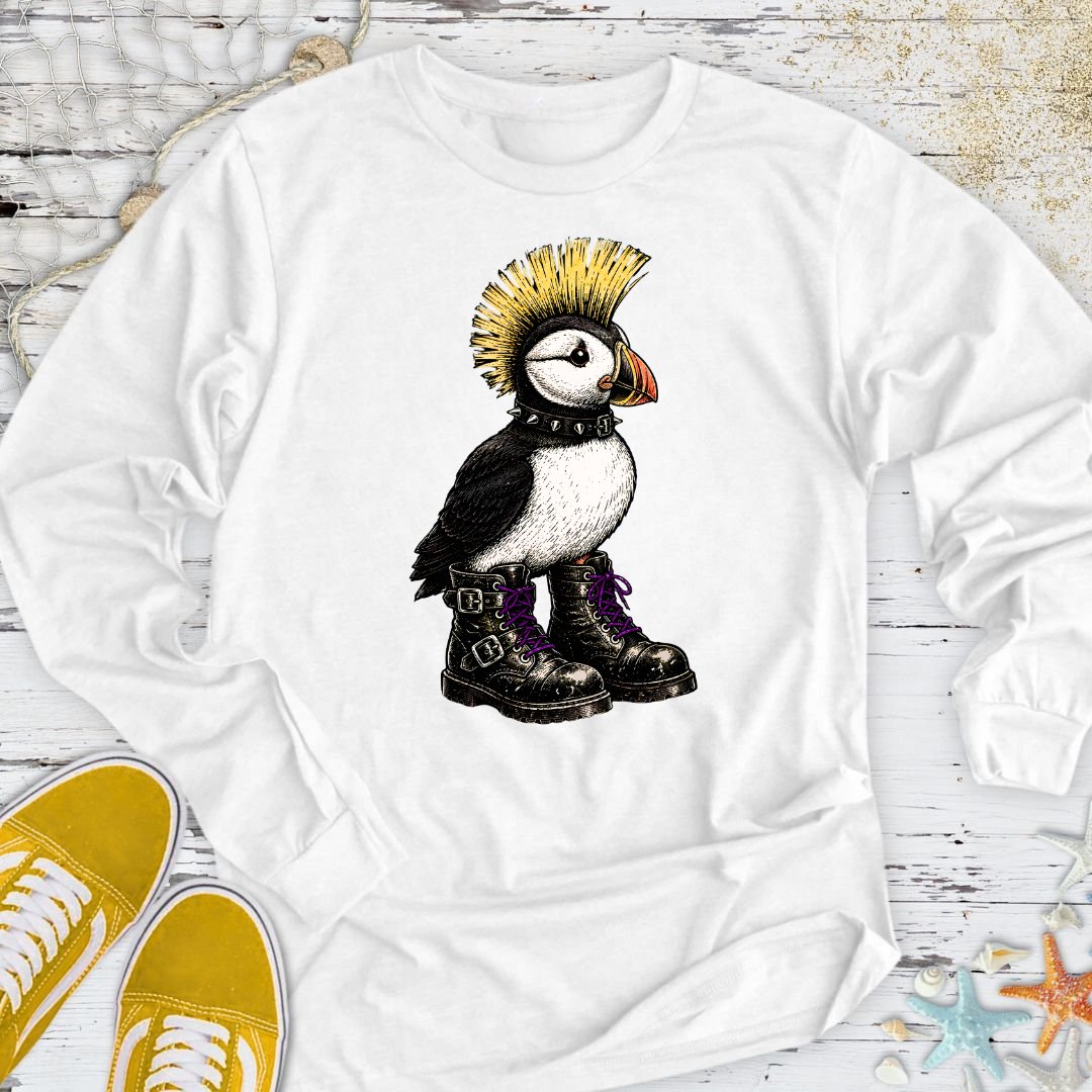 Puffin Punk Long Sleeve Tee