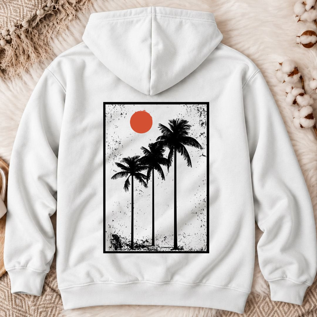 Vintage Palms Back Print Hoodie