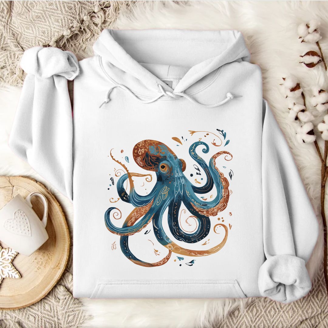Boho Octopus Hoodie
