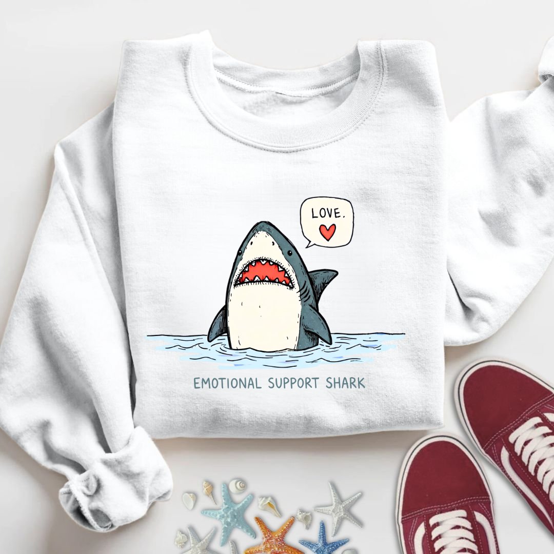 Emotional Support Shark Sweatshirt